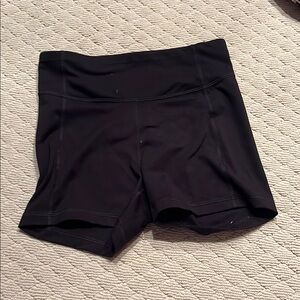 All in Motion Black Bike Shorts with Wide Waistband